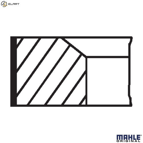 Piston ring kit 001 n0 - piston,