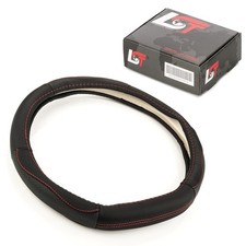 Steering Wheel Cover Ø 38X9 Cm 15X3.5 Inch Anthracite Red For FORD