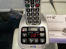 BT4500 Big Button Single Digital Cordless Telephone Answering Machine Call Block