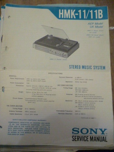 Sony hmk 11b - , hmk-11b