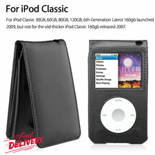 Black leather case cover - leather,