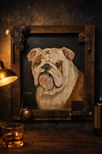 Original dog Oil Painting