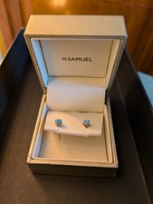 Samuel blue topaz 9ct - 9ct, gold