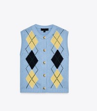 Zara Blue Diamond Knit