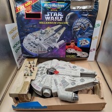 Micro Machines Star Wars MILLENNIUM FALCON Vintage 1995 Galoob 65929 + 15 Figure