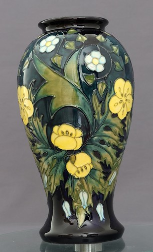 Moorcroft buttercup vase - 'buttercup',