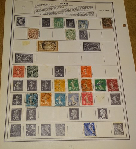 France postage stamps about - stamps,