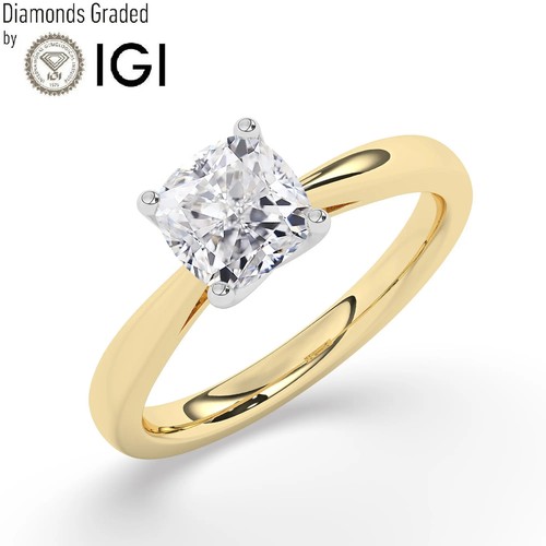 Cushion solitaire labgrown - ,