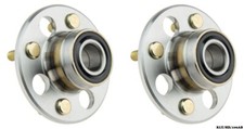 2 x Rear Wheel Bearing & Hub