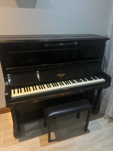 Spencer upright piano - spencer, in