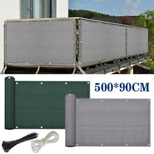 Privacy Screen Fence Balcony Mesh Tarp Shade Net Cover Windscreen Garden Yard UK