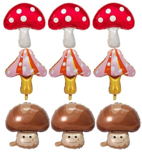 Giant mushroom foil balloons - mushroom,