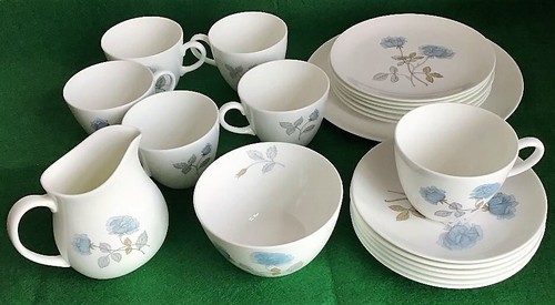Wedgwood bone china - china, rose
