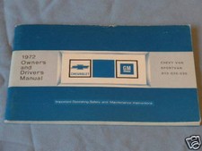 1972 Chevrolet Van owners