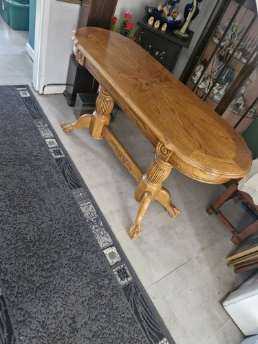 Oval oak veneer claw - veneer, foot