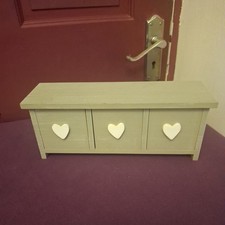 3 Drawer - Grey - Table-Top