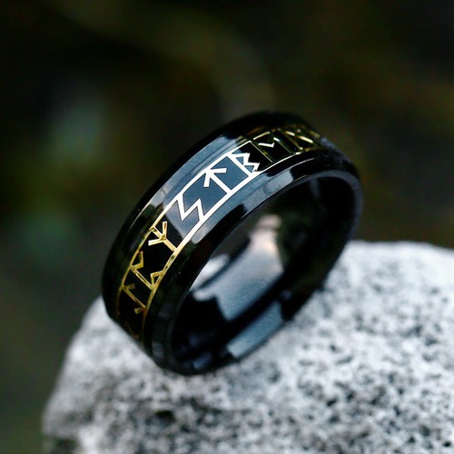 Stainless steel rune - stainless,