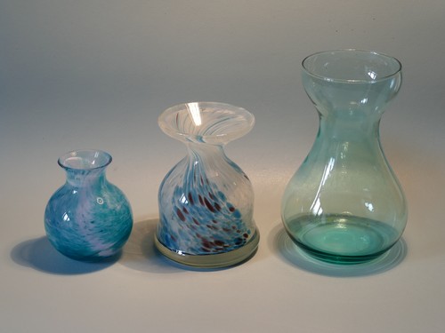 Unusual shaped vintage blue - unusual,