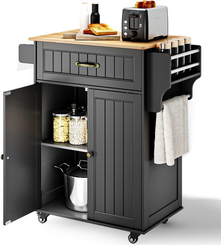 Kitchen island with wheels - kitchen,