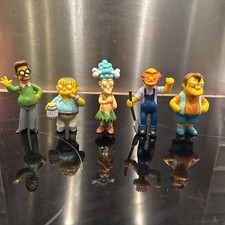 The Simpsons 5x Figure 2005 Bundle Groundskeeper Willie, Nelson, Flanders, Ralph
