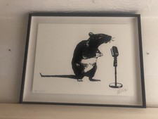 Blek Le Rat Crooner Rat Print