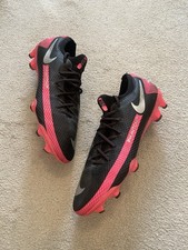 Mens Boys Nike Flyknit Skin Football Boots Studs Trainers Shoes Size 8.5 EU 43