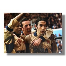 Signed PIRES Arsenal A4 Photo
