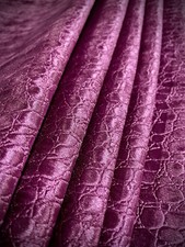 PINK CRUSHED VELVET SNAKE SKIN