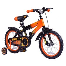 16 Inch Strike Bike Orange & Black Steel Frame 5-6 Years