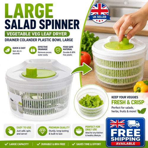 Large salad spinner - salad,