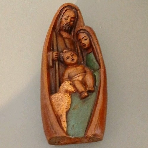 Holy family nativity statue - holy,