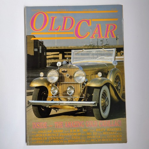 Old car magazine january 1989 - car,