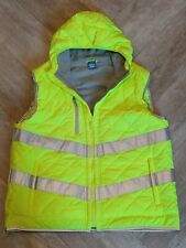 Yoko Hi-Vis Unisex Kensington Hooded Gilet HV007 - Safety/Work Wear Bodywarmer 