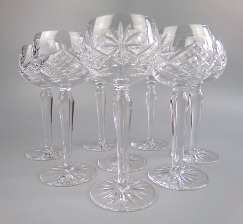 Stuart crystal hock glasses - crystal,