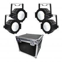 4x LEDJ Performer 200 COB LED