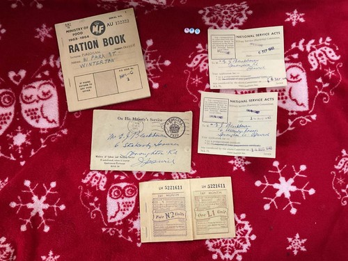Joblot ww2 ration book - ww2,