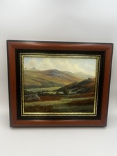 Vintage Oil Painting On Canvas "Hay Tor Dartmoor" Signed By Bob Tucker 1993