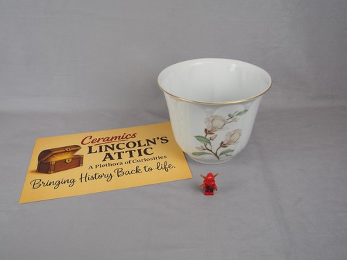 Vintage bone china floral - bone,