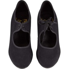Freed Black Canvas Tap Shoes