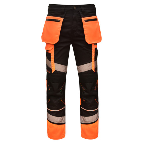 High vis work trousers heavy - high,