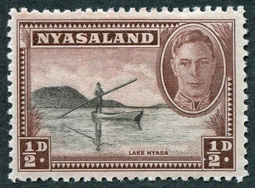 Nyasaland 1945 sg144 d - 1945, 1½d