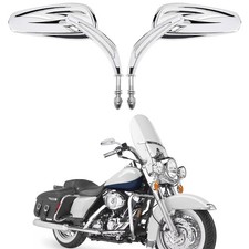 Chrome motorcycle rearview - 2x,