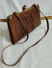 Vintage 1950' Snakeskin Handbag