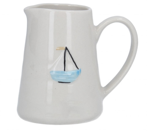 Mini sail boat jug - mini, cream
