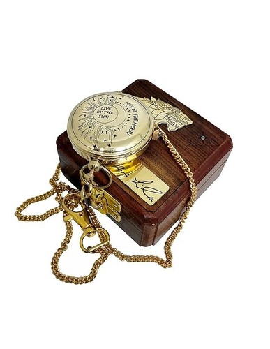 Vintage style brass pocket - vintage,