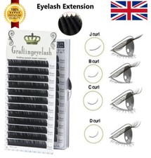 Individual Eyelash Extension WonderLash Classic Mink Lashes Tray C,B,D,J Curl UK