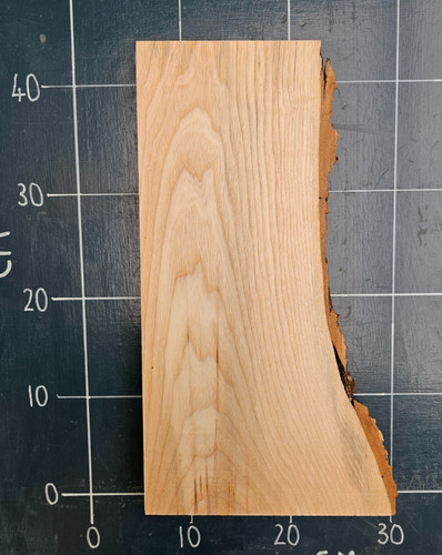 Kiln dried planed ash slab - dried,