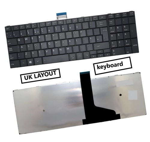 Black layout keyboard - uk, for