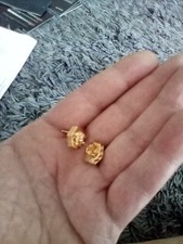 versace earrings new with box 