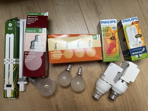 Job lot mixed light - mixed, bulbs